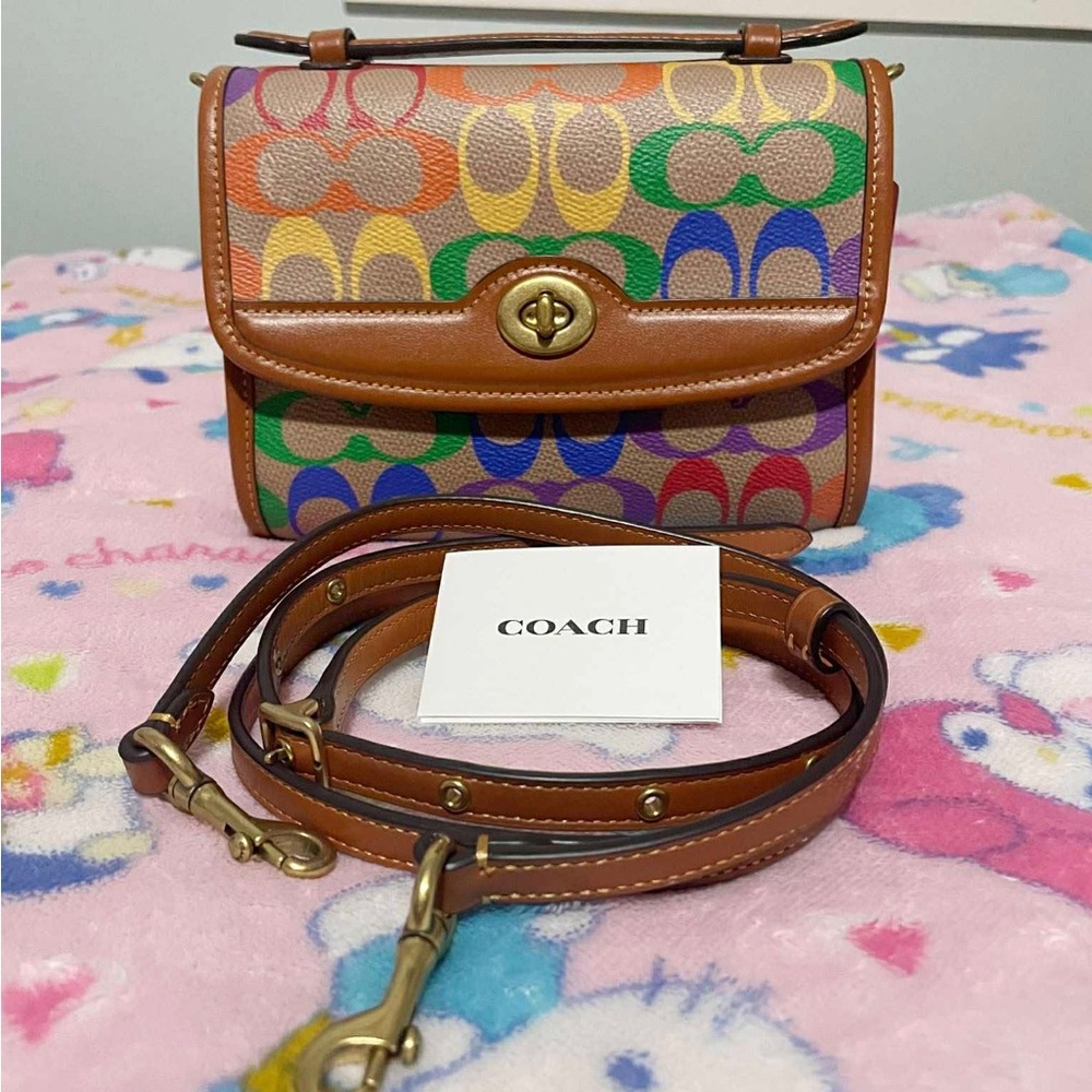 Coach Colorful Signature Crossbody Bag